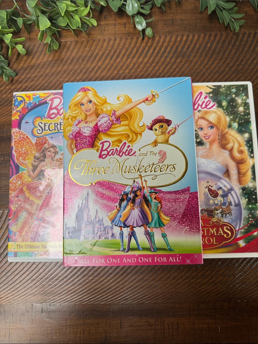 Set of 3 Barbie DVDs